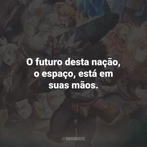 O futuro desta nação, o espaço, está em suas mãos. Black Clover