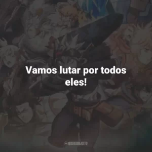 Vamos lutar por todos eles!