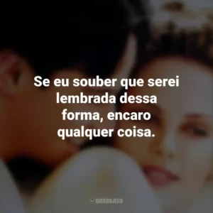 Se eu souber que serei lembrada dessa forma, encaro qualquer coisa. Doce Novembro (Filme)
