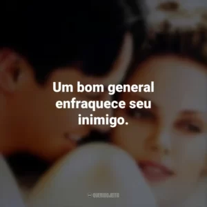 Um bom general enfraquece seu inimigo. Doce Novembro (Filme)