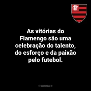 As vitórias do Flamengo são uma celebração do talento, do esforço e da paixão pelo futebol.