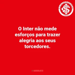 O Inter, com sua história rica e apaixonante, sempre nos surpreende.