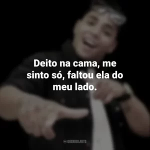 Deito na cama, me sinto só, faltou ela do meu lado. MC Daleste