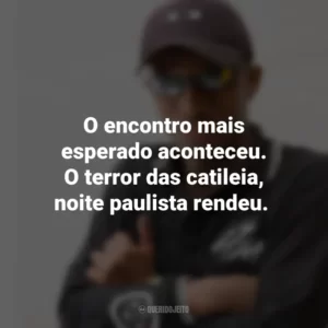 O encontro mais esperado aconteceu. O terror das catileia, noite paulista rendeu. MC IG