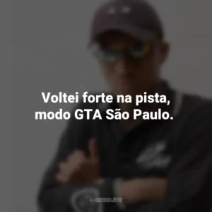 Voltei forte na pista, modo GTA São Paulo. MC IG
