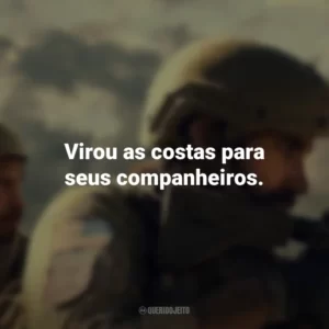 Virou as costas para seus companheiros. O Pacto (Filme)