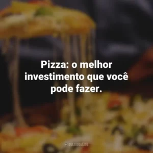 Pizza tem tomate, isso não conta como vegetais?