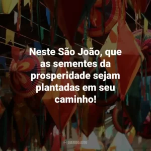 Neste São João, que as sementes da prosperidade sejam plantadas em seu caminho!