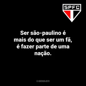 Ser são-paulino é mais do que ser um fã, é fazer parte de uma nação.