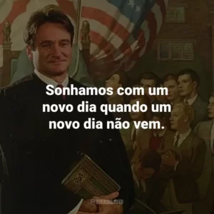 Sonhamos com um novo dia quando um novo dia não vem.