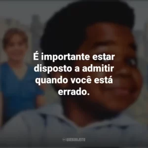 É importante estar disposto a admitir quando você está errado. Arnold (Série)
