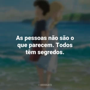 As pessoas não são o que parecem. Todos têm segredos. As Memórias de Marnie (Filme)