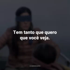 Tem tanto que quero que você veja. Bird Box (Filme)