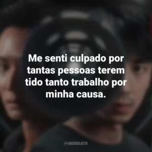 Me senti culpado por tantas pessoas terem tido tanto trabalho por minha causa. Delete (Série)