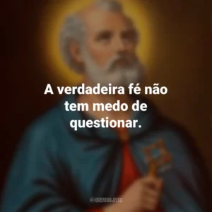 A verdadeira fé não tem medo de questionar. São Tomé