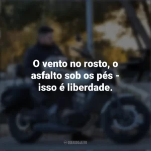 O vento no rosto, o asfalto sob os pés – isso é liberdade. Dia do Motociclista