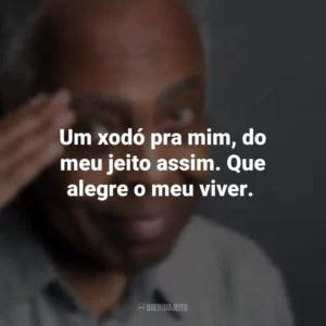 Um xodó pra mim, do meu jeito assim. Que alegre o meu viver. Gilberto Gil