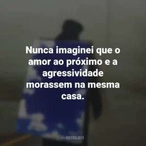 Nunca imaginei que o amor ao próximo e a agressividade morassem na mesma casa. O Vendedor de Sonhos: O Chamado (Livro)