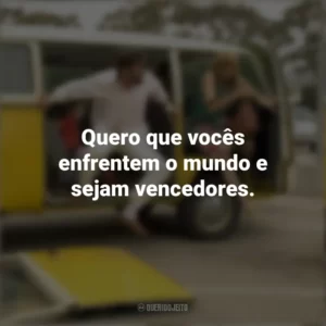 Quero que vocês enfrentem o mundo e sejam vencedores. Pequena Miss Sunshine (Filme)