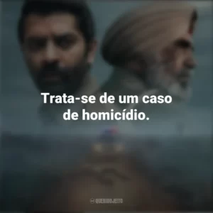 Trata-se de um caso de homicídio. Por Trás da Névoa (Série)