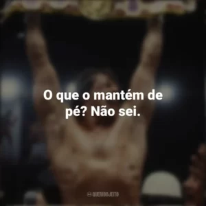 O que o mantém de pé? Não sei. Rocky II – A revanche (Filme)