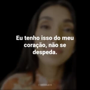 Eu tenho isso do meu coração, não se despeda. Rupi Kaur