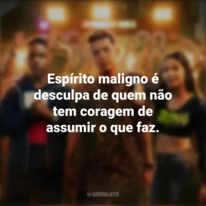 Espírito maligno é desculpa de quem não tem coragem de assumir o que faz. Sintonia (Série)