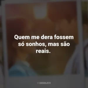 Quem me dera fossem só sonhos, mas são reais. Vejo Você na Próxima Vida (Série)