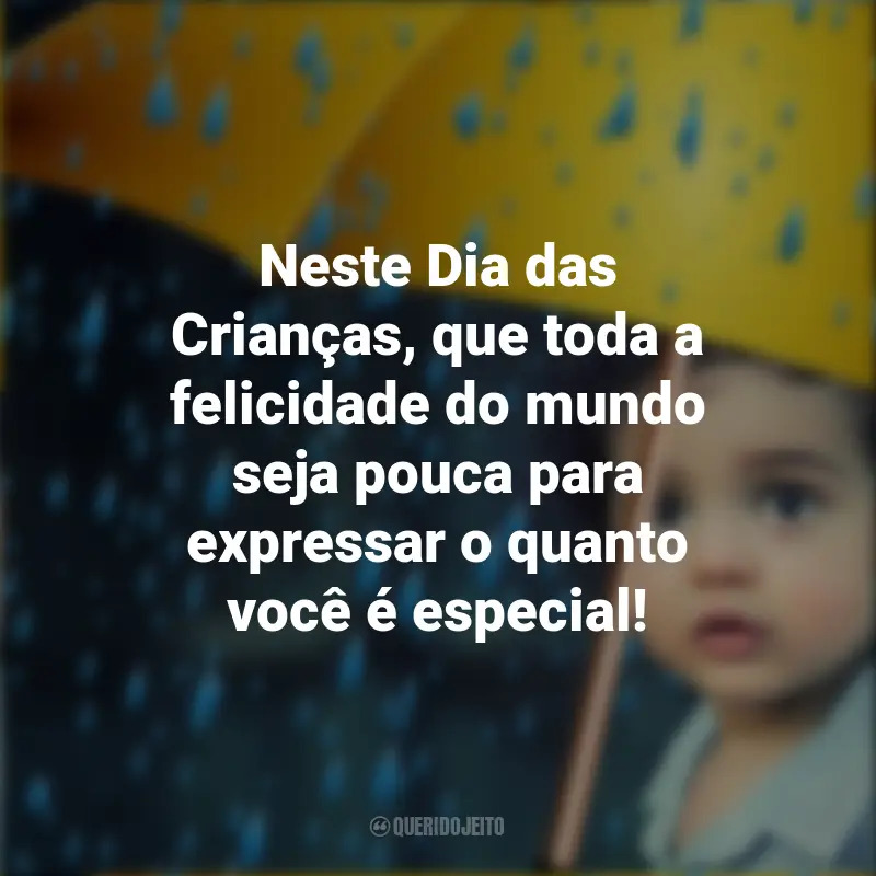 Frases Dia Das Crianças Sobrinho: Neste Dia das Crianças, que toda a felicidade do mundo seja pouca para expressar o quanto você é especial!