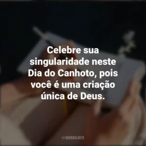 Celebre sua singularidade neste Dia do Canhoto, pois você é uma criação única de Deus. Dia do Canhoto