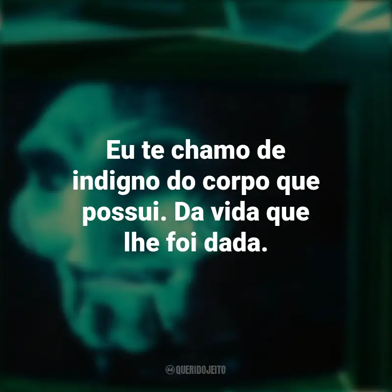 Frases de Eric Matthews no Filme Jogos Mortais 2: Eu te chamo de indigno do corpo que possui. Da vida que lhe foi dada.