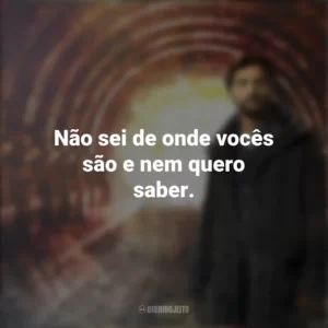 Não sei de onde vocês são e nem quero saber. O Jardim de Bronze (Série)