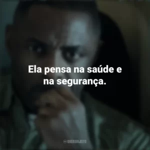 Ela pensa na saúde e na segurança. Sequestro no Ar (Série)