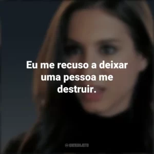 Eu me recuso a deixar uma pessoa me destruir. Spencer Hastings (PLL)