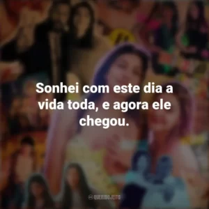 Sonhei com este dia a vida toda, e agora ele chegou. Você Não Tá Convidada pro Meu Bat Mitzvá! (Filme)