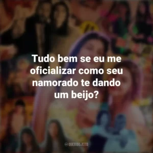 Tudo bem se eu me oficializar como seu namorado te dando um beijo? Você Não Tá Convidada pro Meu Bat Mitzvá! (Filme)