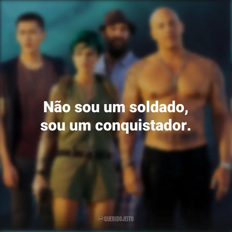 Filme xXx: Reativado Frases: Não sou um soldado, sou um conquistador.