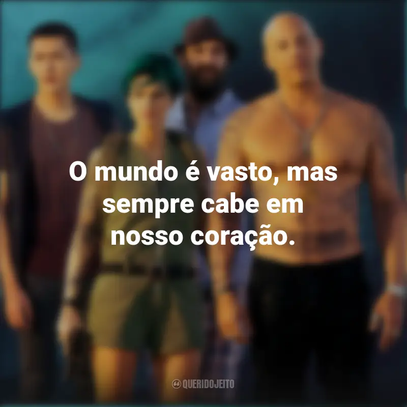 Filme Frases xXx: Reativado: O mundo é vasto, mas sempre cabe em nosso coração.