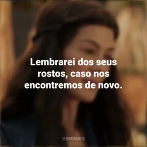 Lembrarei dos seus rostos, caso nos encontremos de novo. A Roda do Tempo (Série)