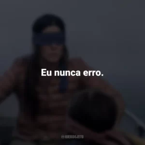 Eu nunca erro. Bird Box (Filme)