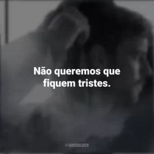 Não queremos que fiquem tristes. Chemistry of Death (Série)