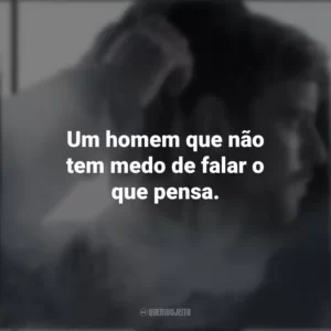 Um homem que não tem medo de falar o que pensa. Chemistry of Death (Série)