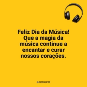 Feliz Dia da Música! Que a magia da música continue a encantar e curar nossos corações. Dia da Música