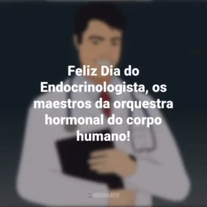 Feliz Dia do Endocrinologista, os maestros da orquestra hormonal do corpo humano! Dia do Endocrinologista