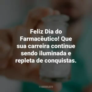 Feliz Dia do Farmacêutico! Que sua carreira continue sendo iluminada e repleta de conquistas. Dia do Farmacêutico