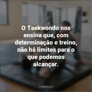 O Taekwondo nos ensina que, com determinação e treino, não há limites para o que podemos alcançar. Dia do Taekwondo