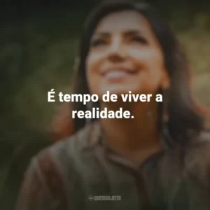 É tempo de viver a realidade. Eyshila