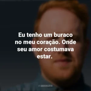 Eu tenho um buraco no meu coração. Onde seu amor costumava estar. Gavin James