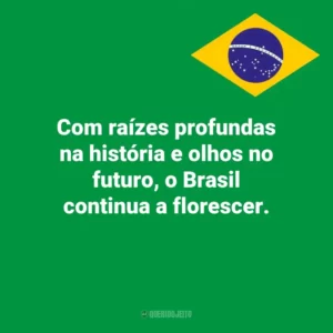 Com raízes profundas na história e olhos no futuro, o Brasil continua a florescer. Dia da Independência do Brasil