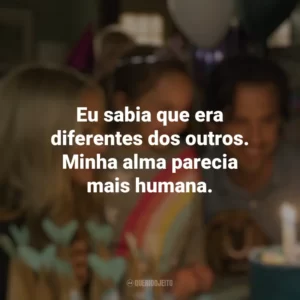 Eu sabia que era diferentes dos outros. Minha alma parecia mais humana. Meu Amigo Enzo (Filme)